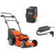 Аккумуляторная газонокосилка Husqvarna LC 137I KIT, 1 акб BLi20 Li-Ion 36 В 4 Ah, з/у QC 80