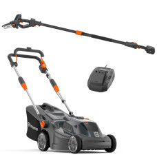 Газонокосарка Husqvarna Aspire LC34-P4A KIT і гілкоріз Husqvarna Aspire PE5-P4A+ручка
