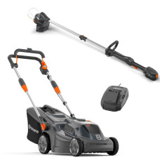 Газонокосарка Husqvarna Aspire LC34-P4A KIT і тример Husqvarna Aspire T28-P4A