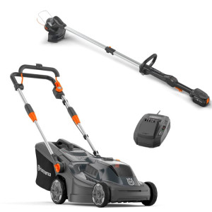 Газонокосарка Husqvarna Aspire LC34-P4A KIT і тример Husqvarna Aspire T28-P4A