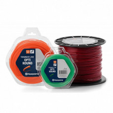 Корд тримерний Husqvarna Opti Round 3.0 мм / 10 м, Donut Red, в блістері