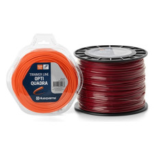 Корд тримерний Husqvarna Opti Quadra 3.0 мм / 240 м, Spool Red, в шпульці