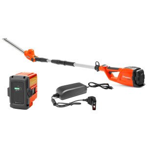 Аккумуляторный высоторез Husqvarna 120iTK4-H с насадкой HK4, акб BLi10, з/у QC80